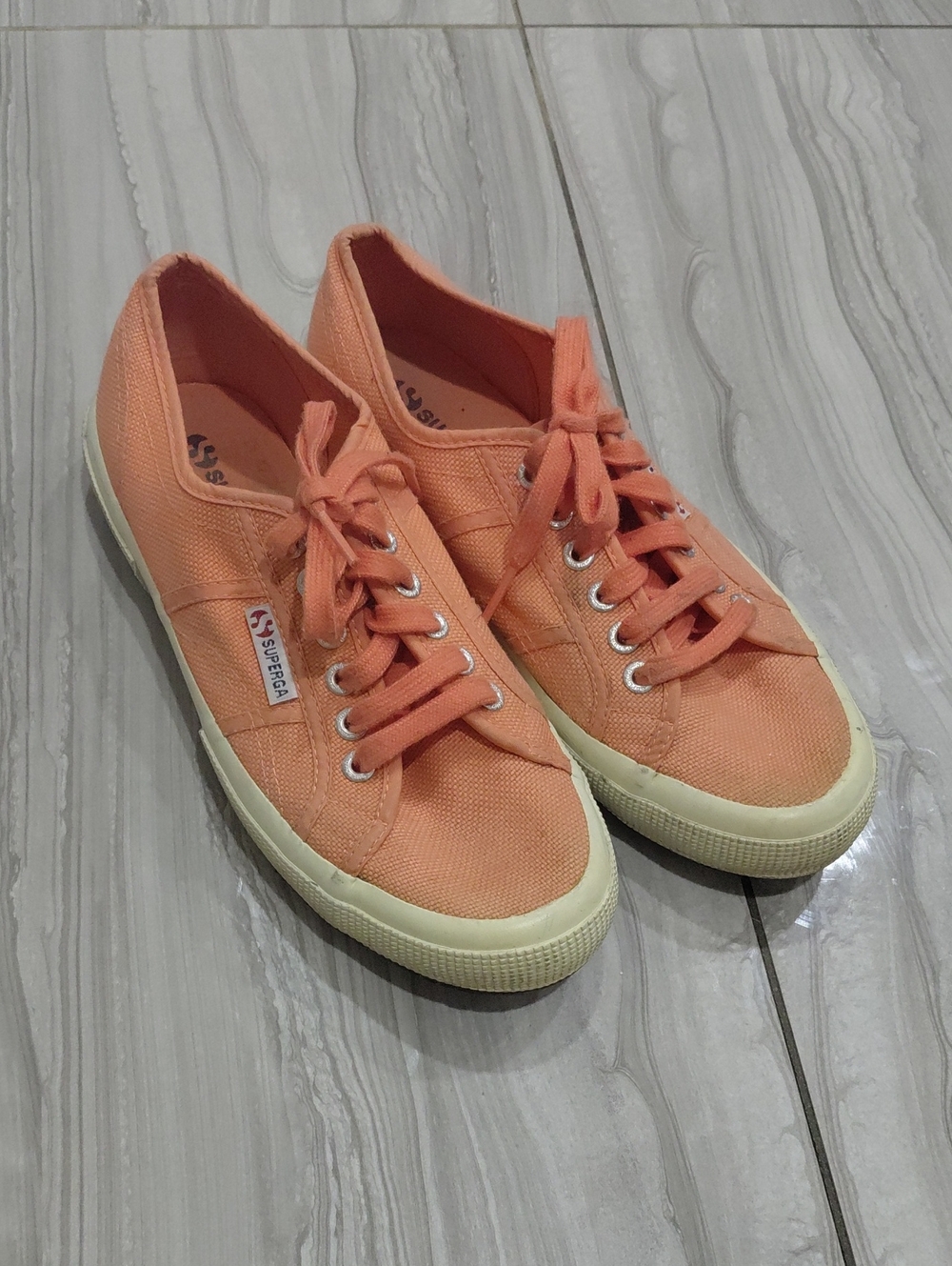 Superga Coral Canvas Low-Top Sneakers